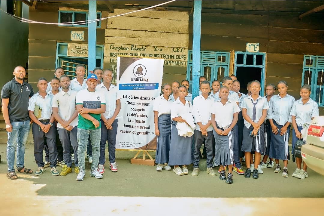 Kasindi (Nord-Kivu) – Sensibilisation aux droits humains dans les écoles